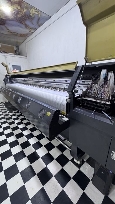 Eco salvent Printer 3.20m Bossron 2 Galofka DX5 xolati ideal