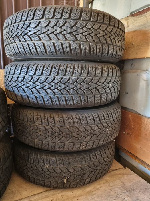 Roti iarna 195.65.15 VW 5x112 Dunlop dot 2020 impecabile