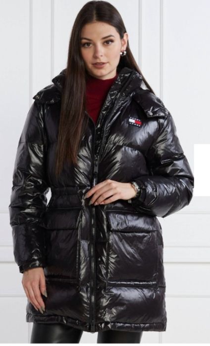 Tommy Jeans Пухено яке TJW MIDI ALASKA |