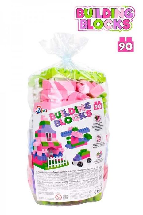 Set cuburi de constructie,  90 de piese