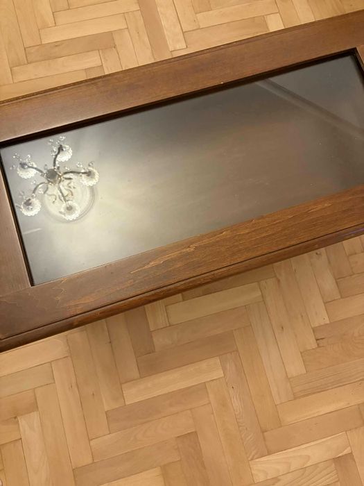 Masuta de cafea, vintige din lemn de tei,