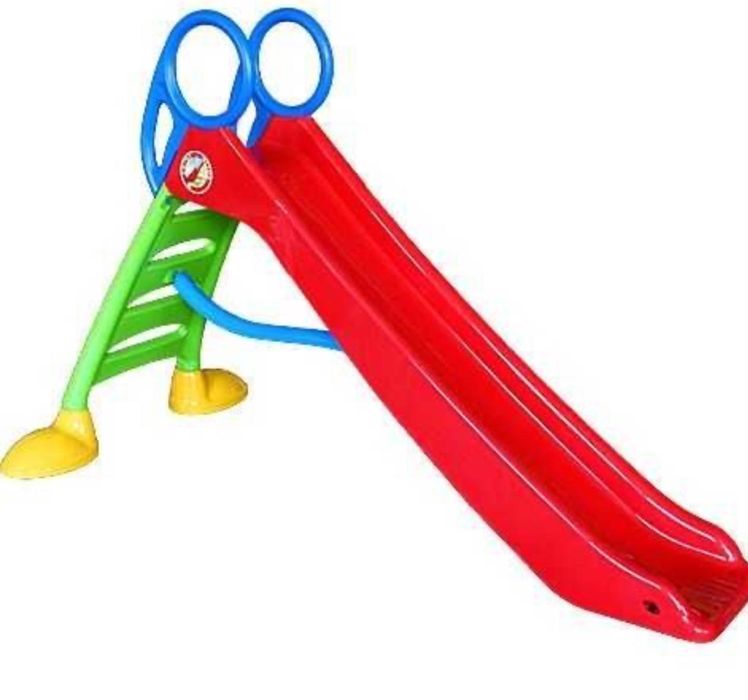 Tobogan mare pentru copii Dohany Topogan Rosu albstru verde