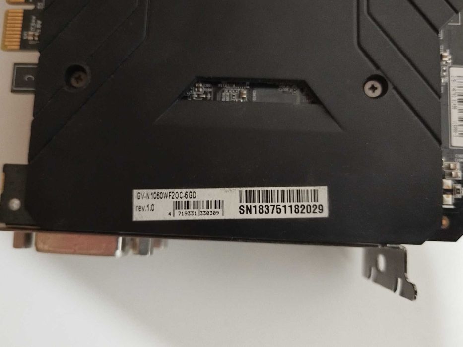 Видео карта GIGABYTE GeForce GTX 1060 6GB WINDFORCE OC