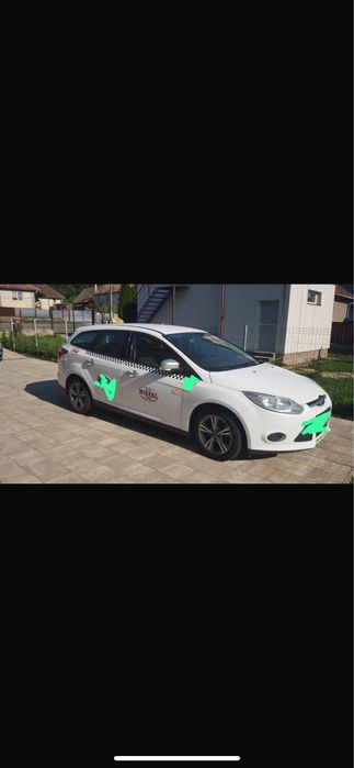 Vand ford focus, 1,6 tdi, 2014 cu firma de taxi