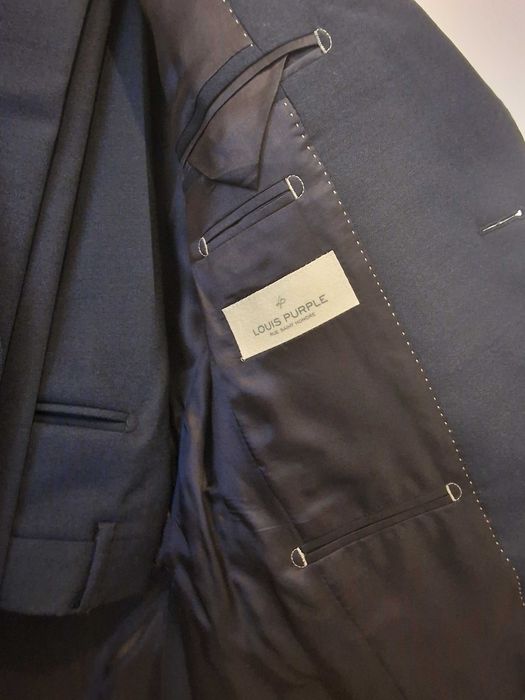 Costum Louis Purple mărimea 44 (aprox 170 cm, 60 kg)