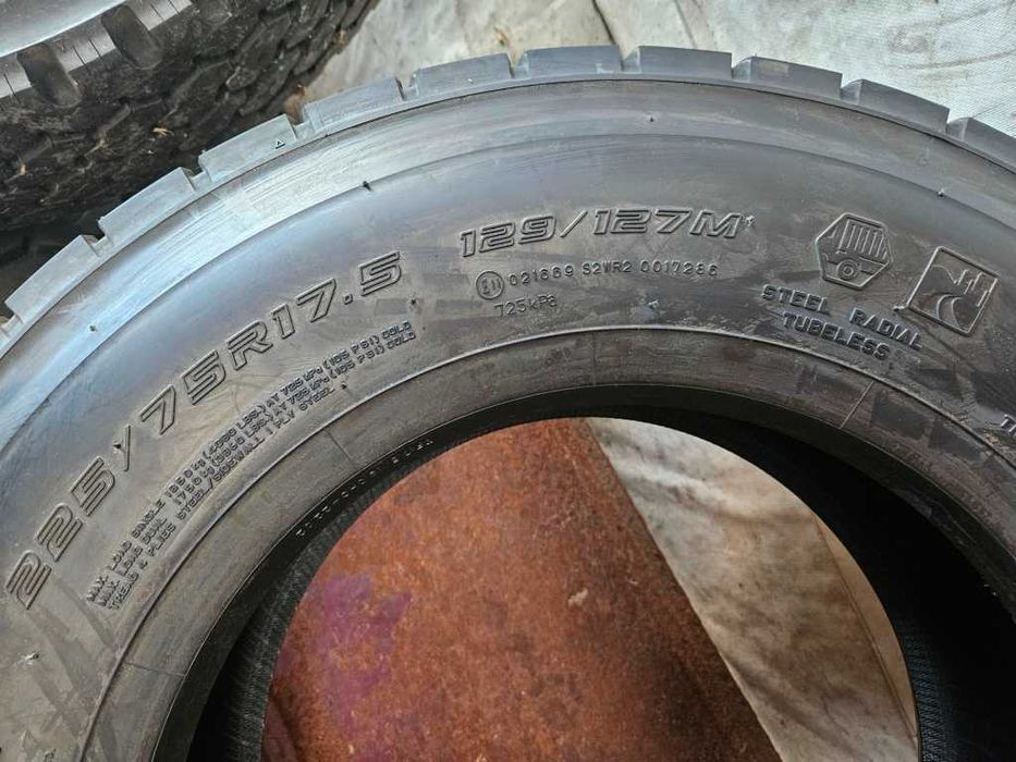 1 Нова тежкотоварна гума 225/75R17.5 Falken BI856 129/127M M+S Japan