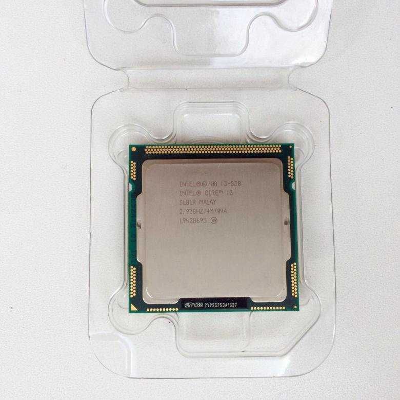 Процессор Intel Core i3-530 LGA1156, 2 x 2933 МГц