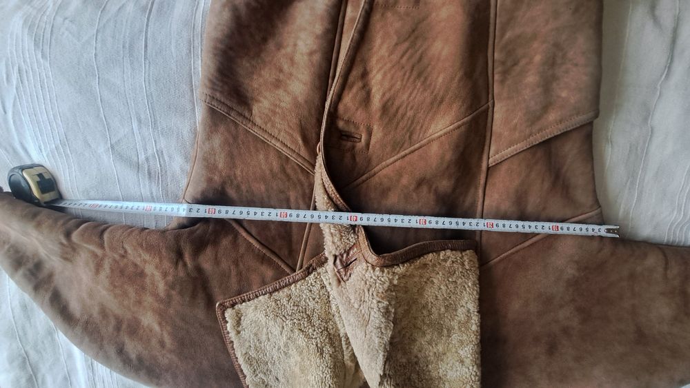 Дамски кожух от агнешка кожа