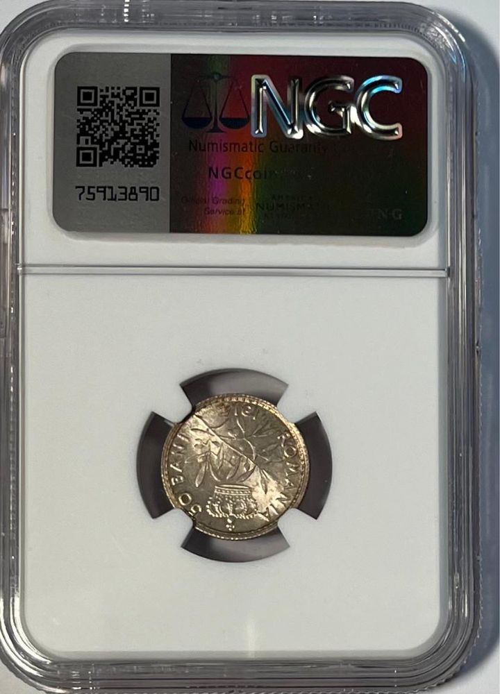 50 BANI 1914 MS 64 NGC