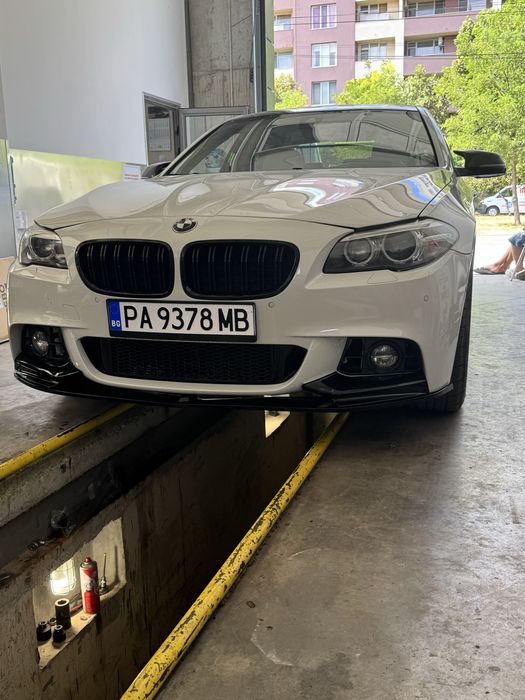 Лип Спойлер за Bmw F10 - М tech броня - бмв ф10 сплитери, тунинг нож