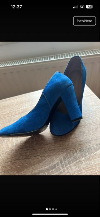 Pantofi piele intoarsă