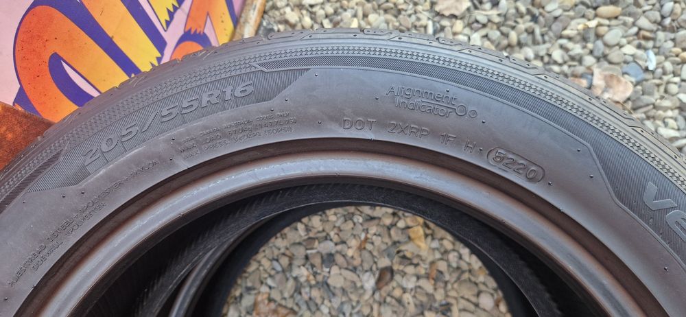 2 Anvelope Hankook 205 55 R16 de vara . Dot 2020