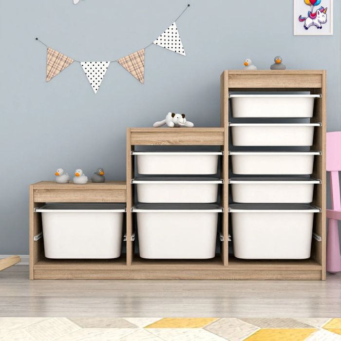 Шкаф за Съхранение с 9 кошници