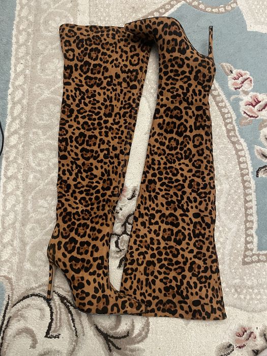 Ботфорды леопардовые