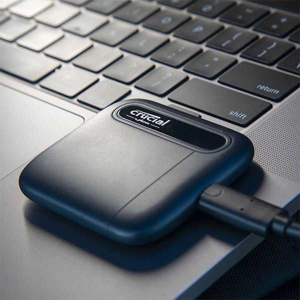 Внешний SSD Crucial X6 Portable 2TB 800 МБ/с Type-C. Есть доставка