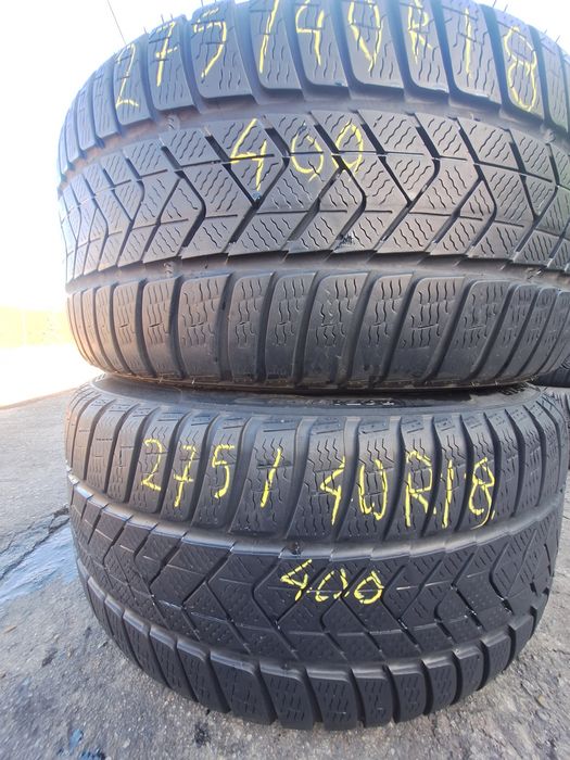 2 anvelope iarna 275/40r18 Pirelli rft runflat dot 4517 Montaj Gratuit