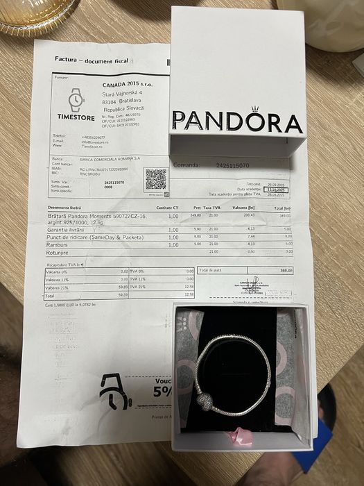 Bratara Pandora Moments Argint 925