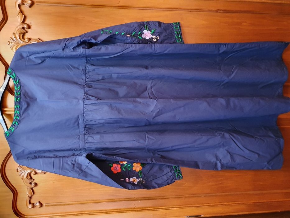 Rochie dama bumbac broderie