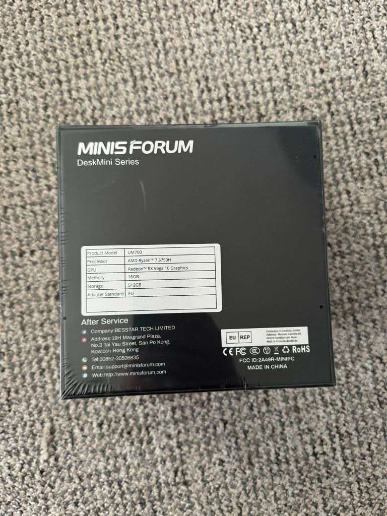 Mici PC Minis Forum UM700 Amd Ryzen 7 16/512 GB Sigilat