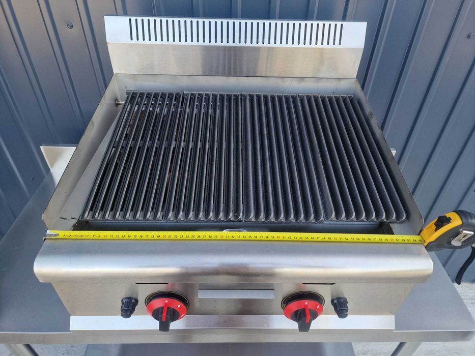 Plita cu Roca Vulcanica si Grill din fonta,5 kg de roca inclusa