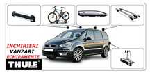 THULE de inchiriat  in Brasov cutie ,bare transversale orice marca