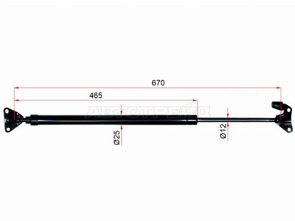 Амортизатор крышки багажника Toyota Hiace
