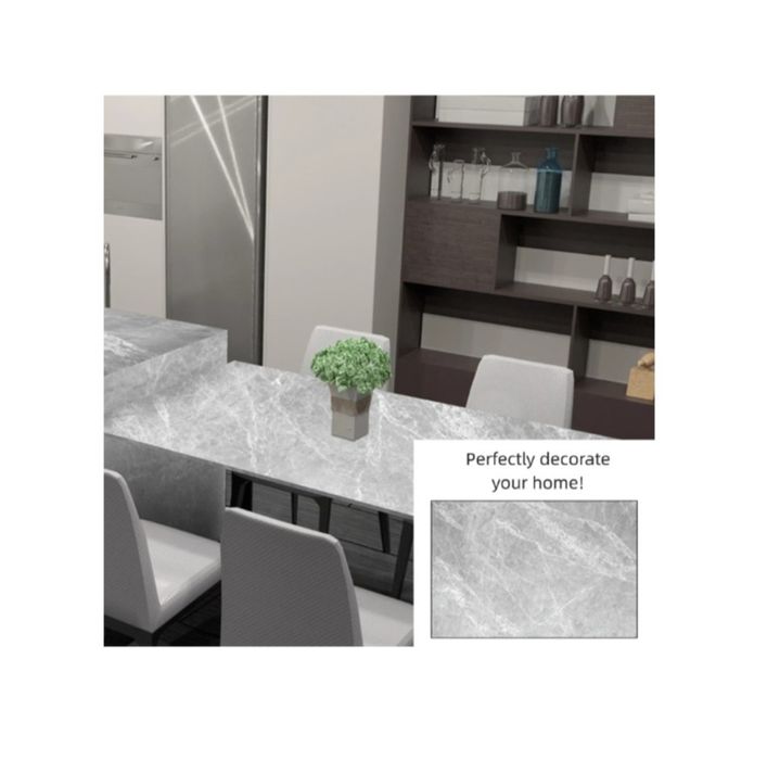 Set 3x Folie autocolanta Gri marmorat 60 x 300 cm, rezistenta l