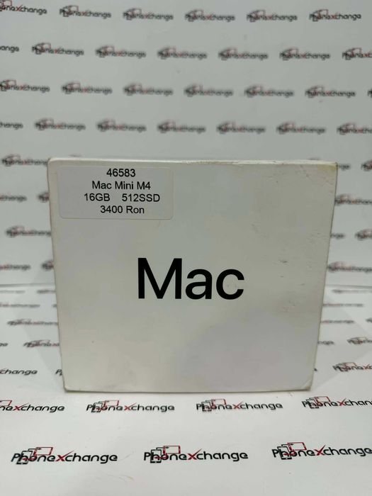 Mac Mini M4 16GB    512SSD Sigilat