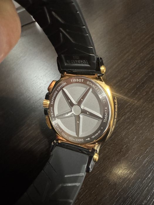 TISSOT T0484172705706 T-Race Chronograph Gold
