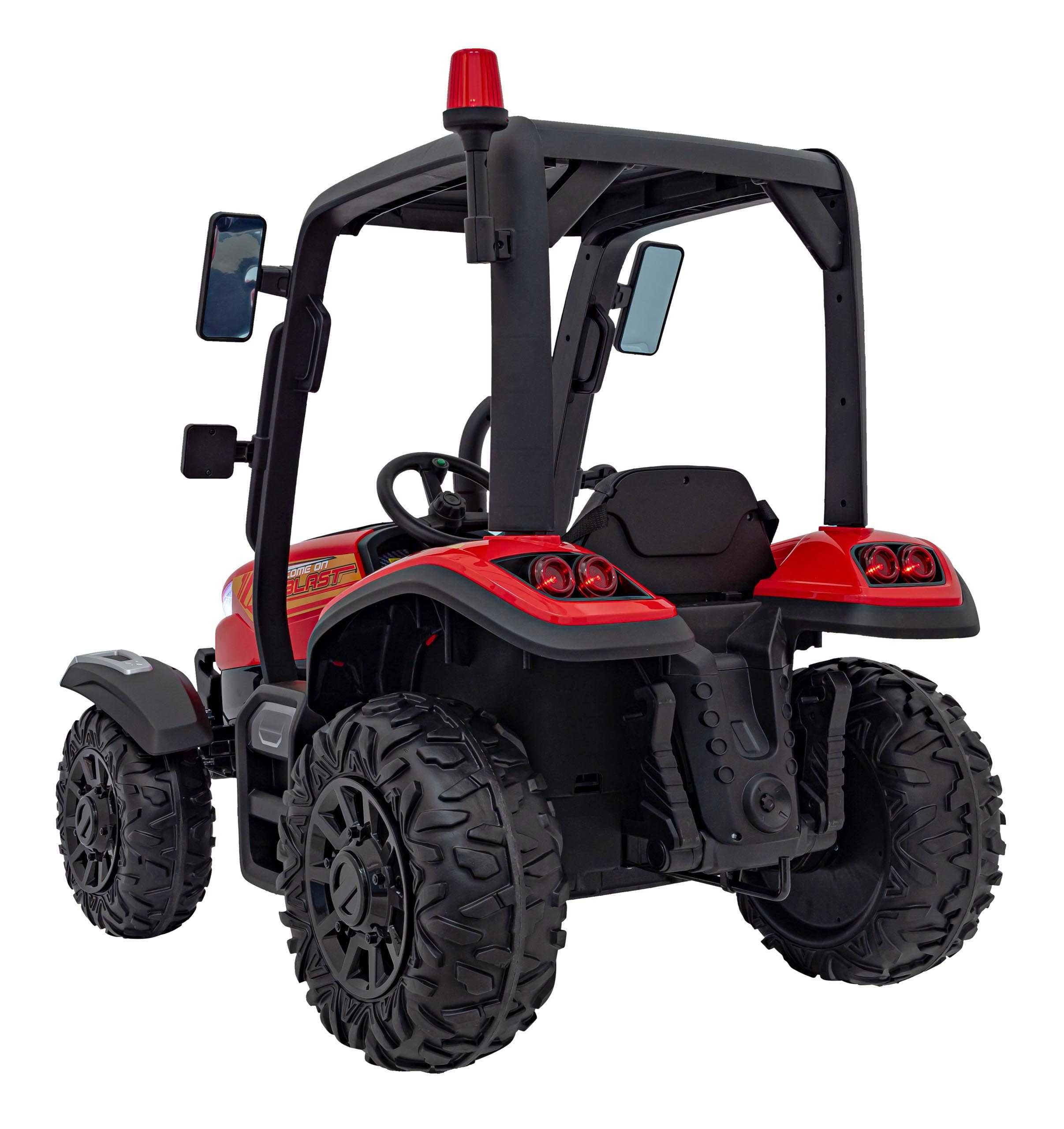 Tractor electric pentru copii cu remorca BLAST Z 24V (206) Rosu
