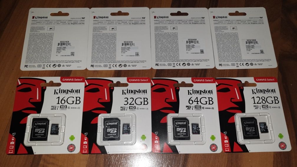 Card de memorie microSD + adaptor original Kingston 32GB clasa 10