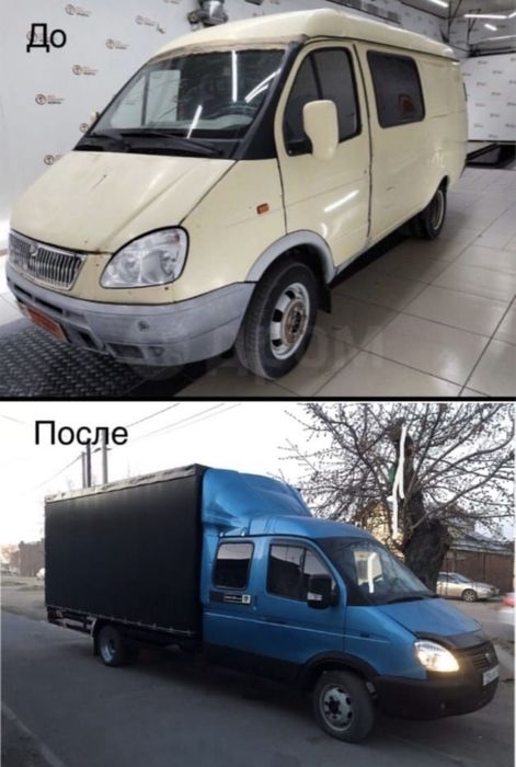 Переделка газелей удленения газелей газель