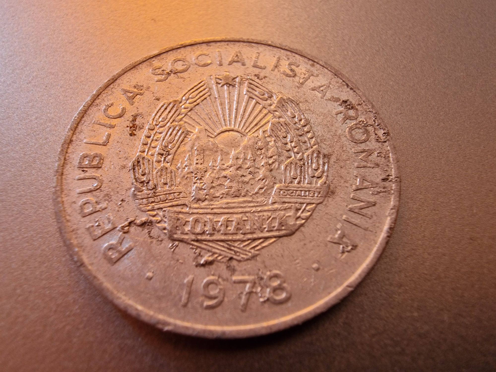 Moneda 5 lei an 1978