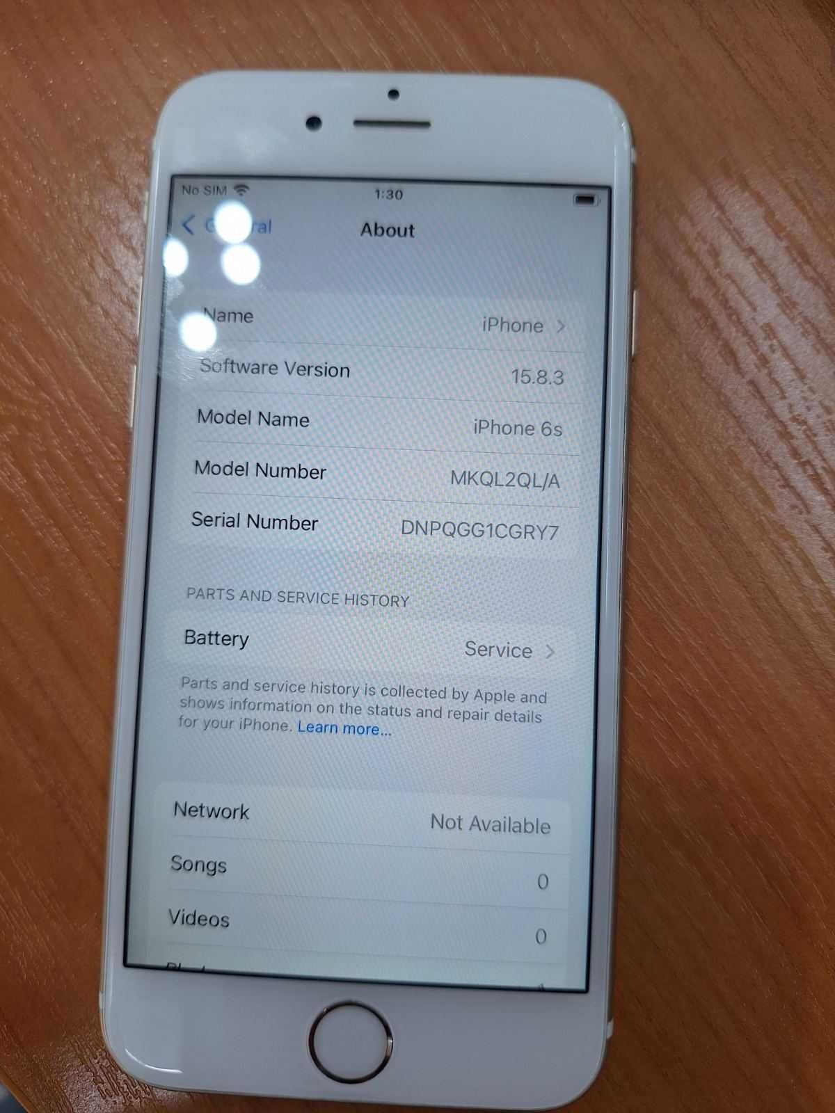 iPhone 6s 109 lw