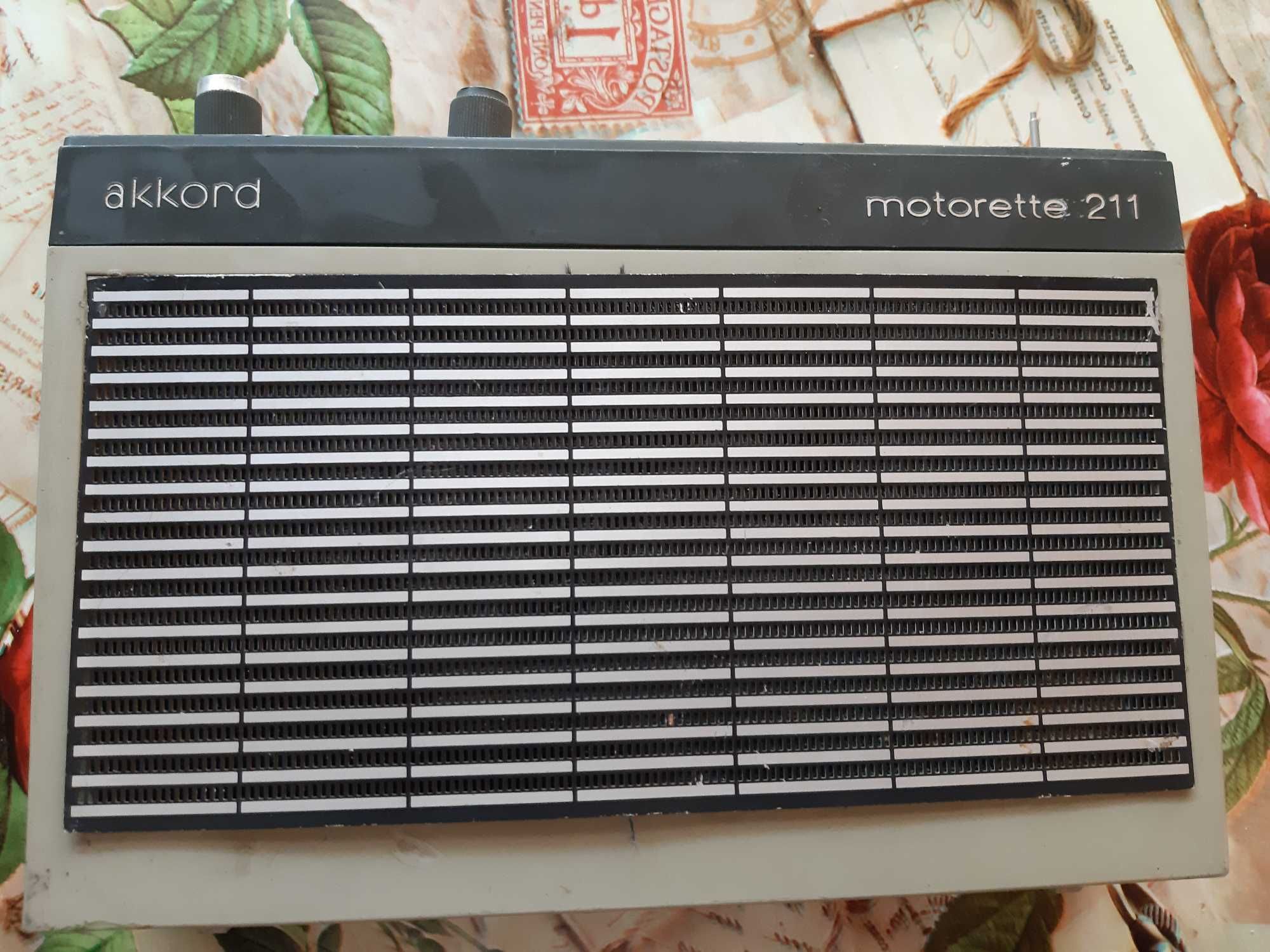 Radio Akkord motorete 211 an 1969