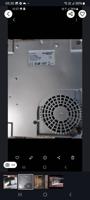 Plita inductie noua , rotisor