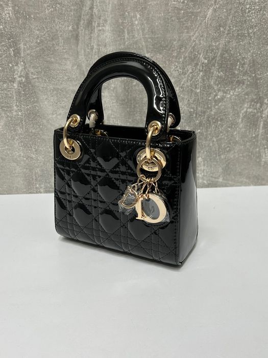 Geanta Lady Dior lucioasă