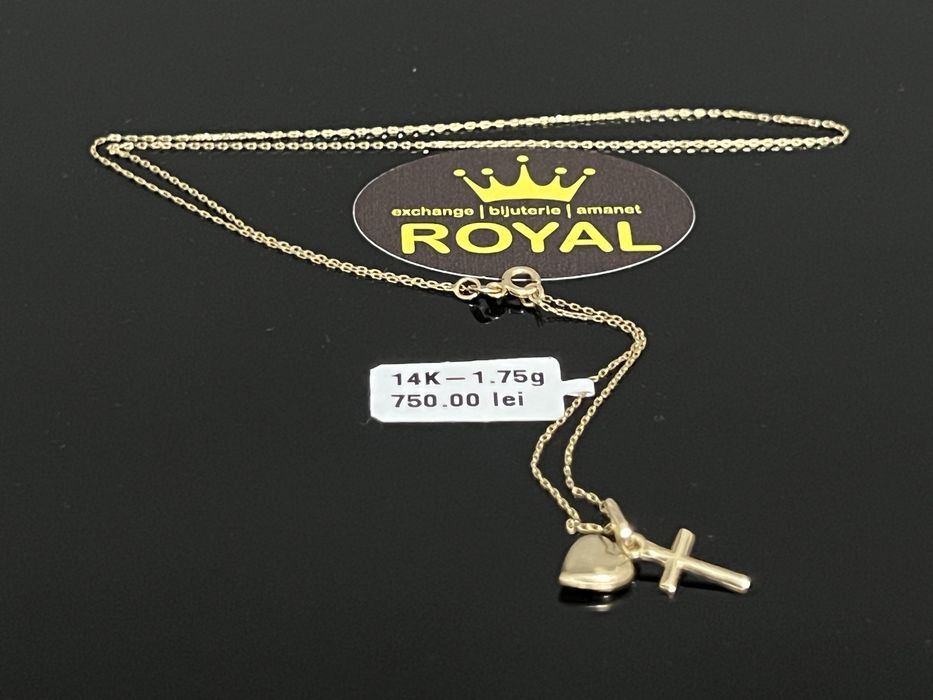 Bijuteria Royal CB : Lant aur 14k 1,75 grame