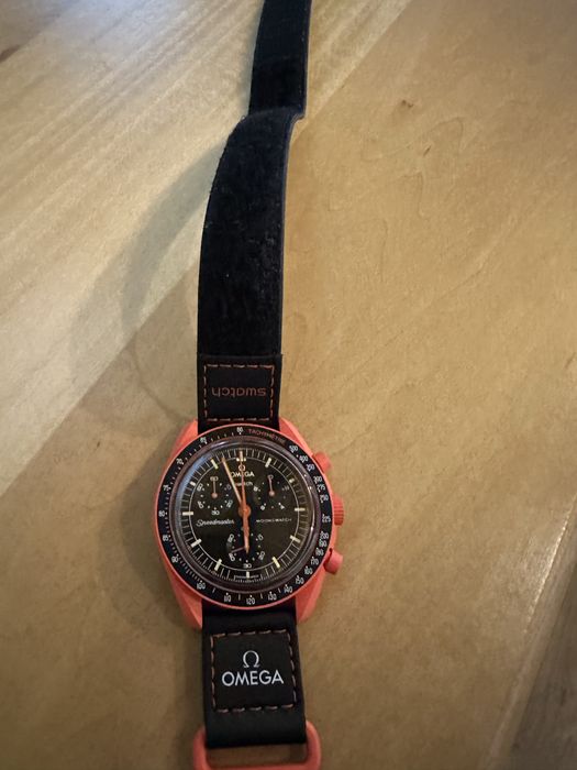 Swatch x Omega Bioceramic Moonswatch Mission On Earth Lava