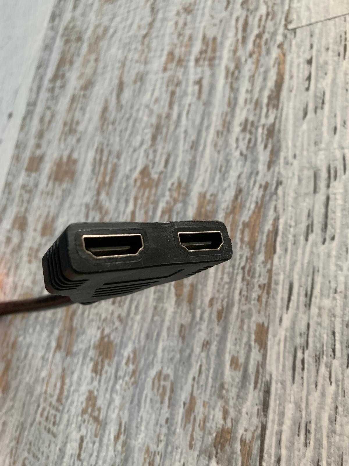 HDMI сплитер адаптер, 1 към 2 HDMI порта