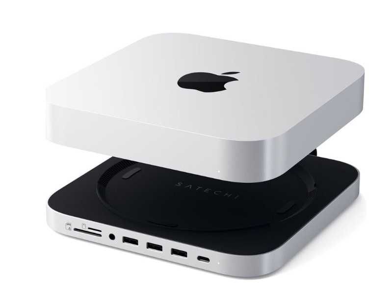 Mac Mini PC Apple cu procesor Apple M2 2023 + Hub Type-C Satechi