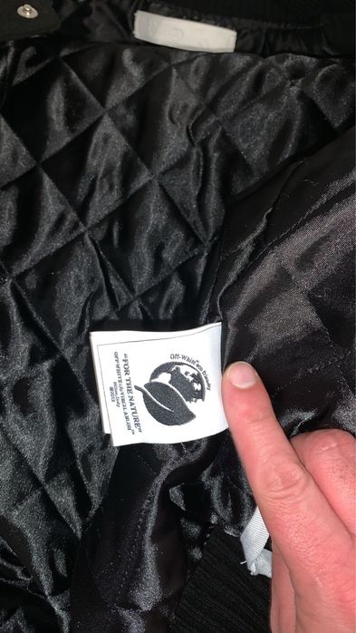 Off white Leather Jacket
