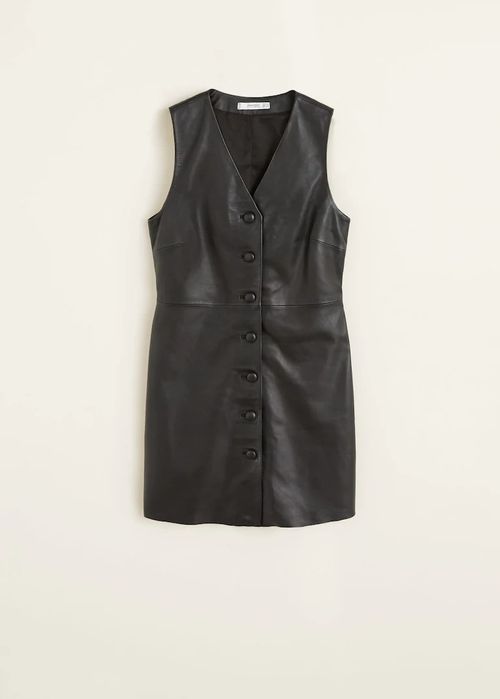 Rochie Mango, piele, noua