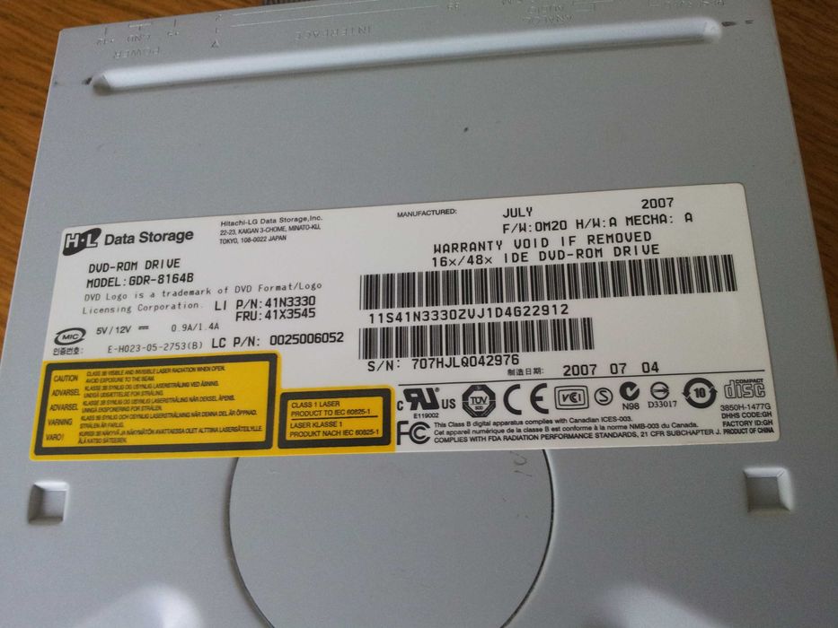 DVD- CD  intern PC, LAPTOP reader writer IDE SATA (+/- ) R/ RW