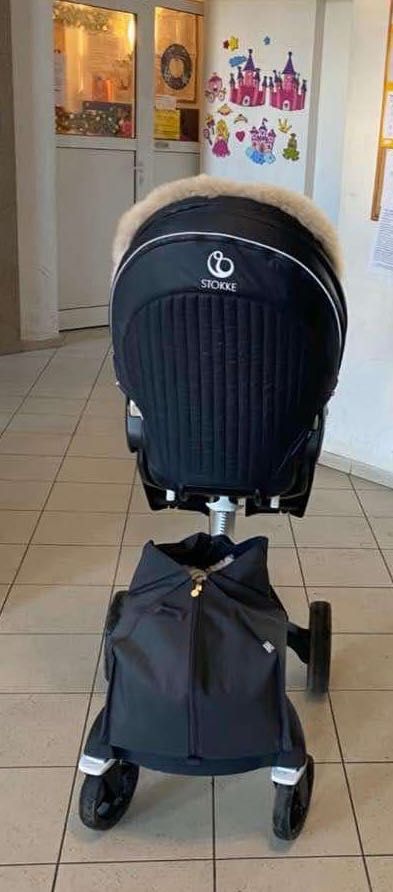 Бебешка количка Stokke Xplory V6 all black, пълен комплект