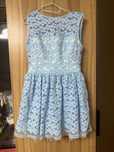 Rochie vara flori albastre