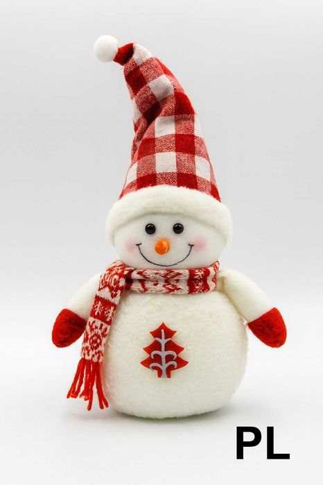 Декоративен снежен човек 40×24 см – Коледна украса