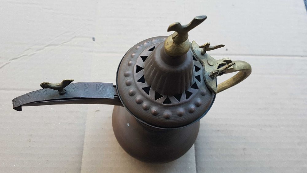 Османски звънящ чайник ибрик с тугра