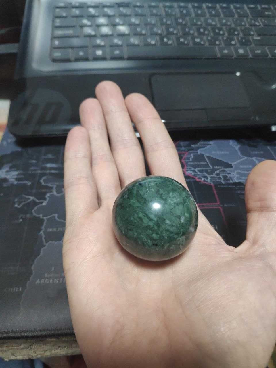 Шар из цельного натурального камня Яшма, диаметр 4,2 см