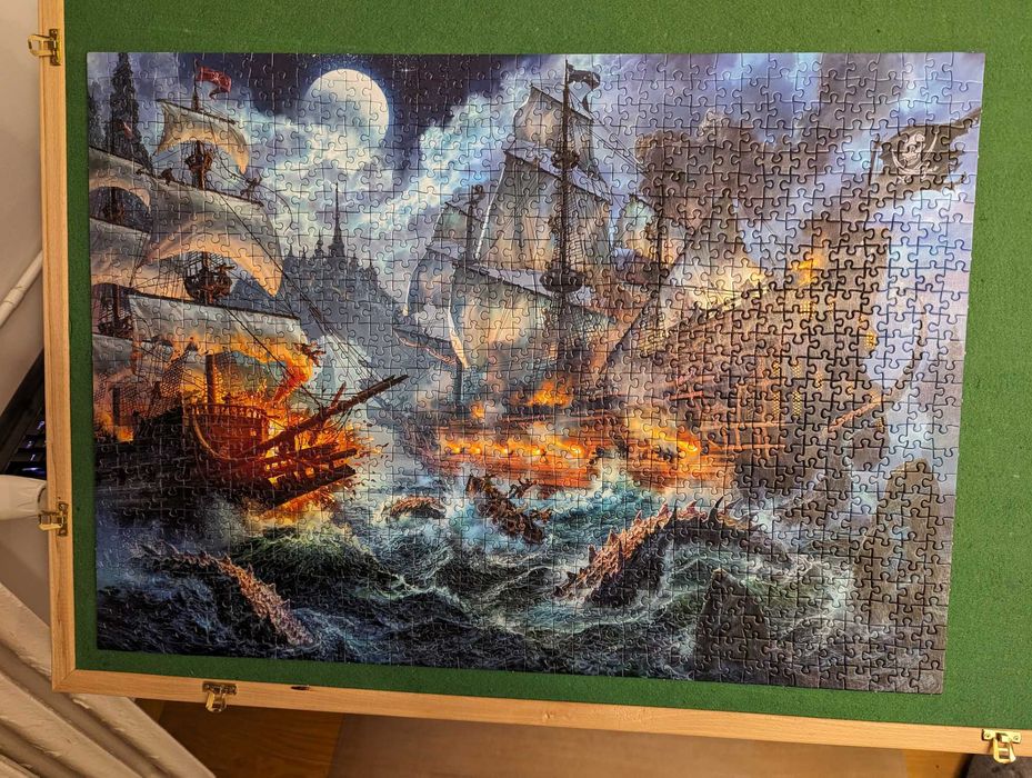 3 puzzle-uri de 1000 piese